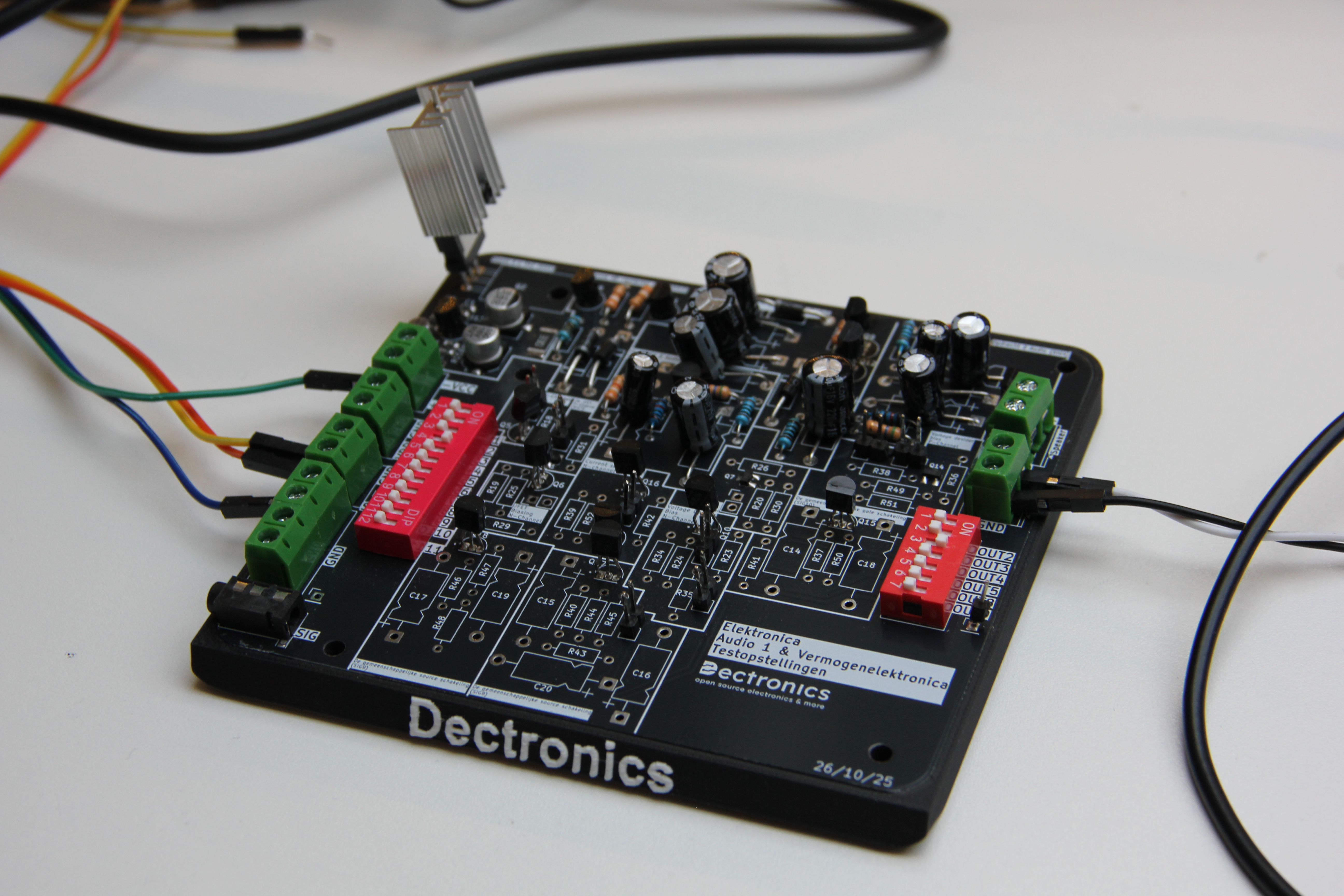 Amplifiers + jfet test pcb